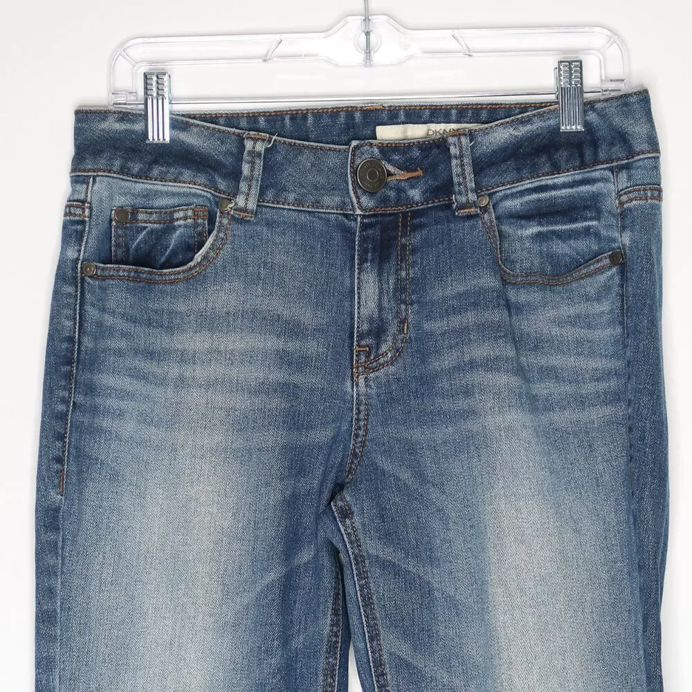 DKNY Jeans Womens Size 8 Blue Wash Bootcut‎ KCMUA478